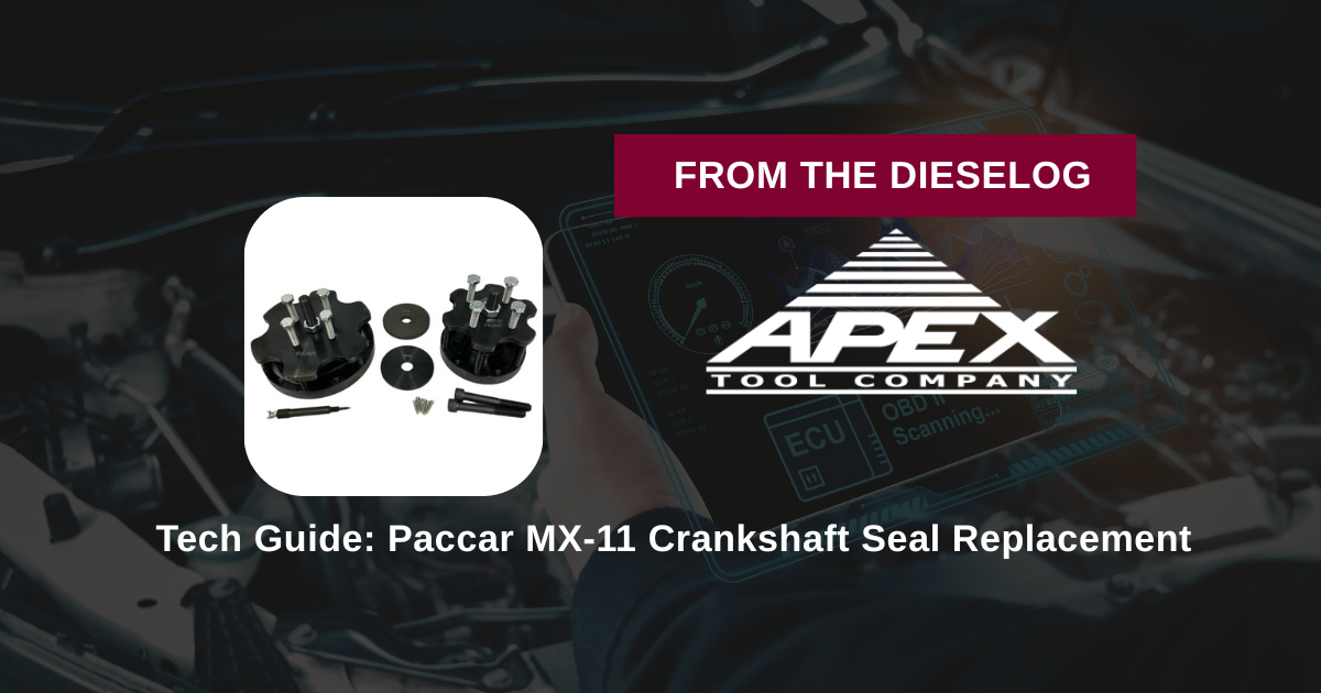 Tech Guide: Paccar MX-11 Crankshaft Seal Replacement